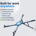 Multifunctional Magnetic Stand Phone Holder Handheld Selfle Stick Foldable Tripod Portable Desk Stand for Phone Tablet Laptop
